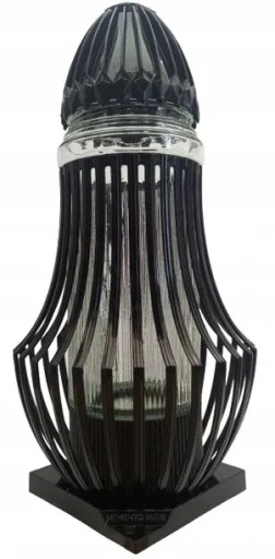 Elegantný záhradný lampáš SANTA MAROZZA s dekorom a vložkou 180g